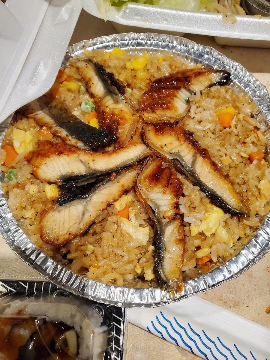 unagi fried rice 鳗鱼炒饭